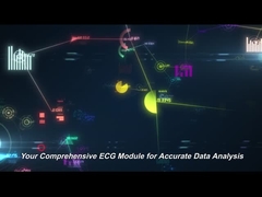 Konektor Suhu ECG007 Denyut Jantung Laju Resp Manual Modul ECG Spo2