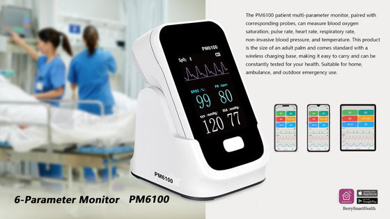  Smart Health Multi Parameter Patient Monitor With Bluetooth Data Transfer