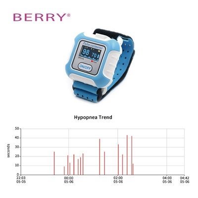 Digital Sleep Disorder Monitor Keakuratan Tinggi Dan Digital Display Spo2 OSA,NIBP