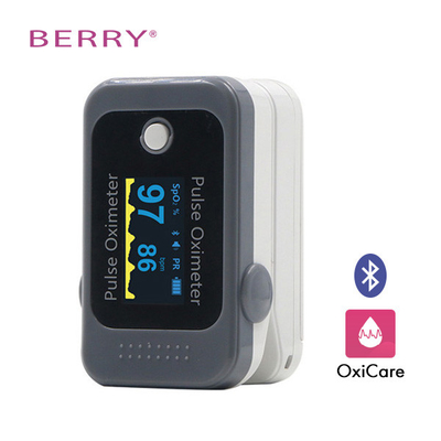 Rekam Bluetooth Di Layar OLED Ujung Jari Pulse Oximeter